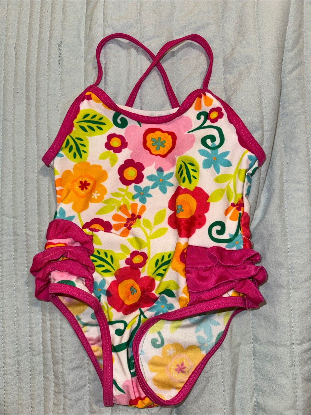 Tropical Flower Bathing Suit